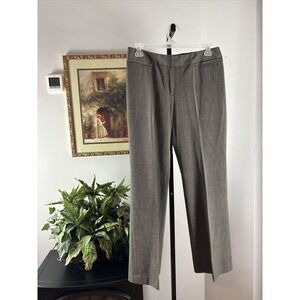 Rafaella Women’s Slacks Chino Pants Flat Front 12 Fox Pockets Grayish Zipper